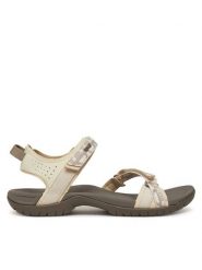 Teva Sandały Verra 1006263 Beżowy. Brązowe sandały Teva, bez wzorów, z materiału, bez obcasa, bez zapięcia. Za 279.99 zł.