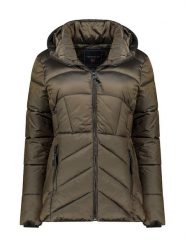 Geographical Norway Kurtka zimowa "Blanche" w kolorze khaki rozmiar: XXL. Brązowe kurtki Geographical Norway, na zimę, xxl, bez wzorów, z puchu, bez kaptura. Za 312.58 zł.