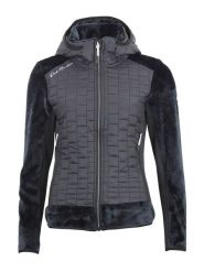 Peak Mountain Kurtka polarowa "Arlow" w kolorze antracytowym rozmiar: S. Czarne kurtki Peak Mountain, s, bez wzorów, z polaru, bez kaptura. Za 215.21 zł.