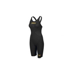 Strój kąpielowy dla kobiet Arena Powerskin Carbon Glide Ob. Czarne kombinezony Arena, l, bez wzorów, z materiału, bez kołnierzyka, bez ramiączek, długie. Za 1,701.98 zł.