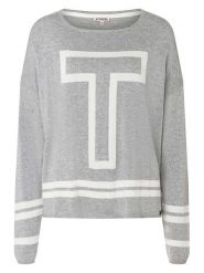 Timezone Sweter w kolorze szarym rozmiar: L. Szare swetry Timezone, l, bez wzorów, z bawełny, bez ramiączek. Za 74.81 zł.