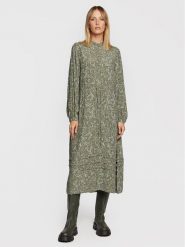 Moss Copenhagen Sukienka koszulowa Jenica 16941 Zielony Regular Fit. Zielone sukienki Moss Copenhagen, s, bez wzorów, z wiskozy, bez kołnierzyka, bez ramiączek, koszulowe. Za 399.99 zł.