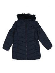 Regatta Płaszcz zimowy "Fabrizia" w kolorze granatowym rozmiar: 104. Niebieskie płaszcze Regatta, na zimę, bez wzorów, bez kaptura. Za 113.36 zł.