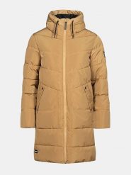 Halti Płaszcz funkcyjny "Linjat" w kolorze jasnobrązowym rozmiar: 38. Brązowe płaszcze Halti, bez wzorów, sportowe, bez kaptura. Za 457.95 zł.