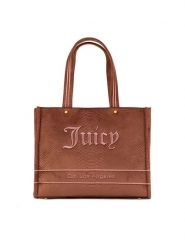 Juicy Couture Torebka BIJXT5520WZC Różowy. Czerwone torebki klasyczne Juicy Couture, bez wzorów, z materiału, bez dodatków. Za 359.99 zł.