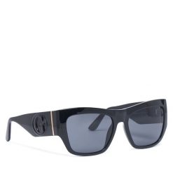 Okulary przeciwsłoneczne Guess. Czarne okulary przeciwsłoneczne Guess, z aplikacjami. Za 479.99 zł.