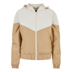 Damska kurtka wodoodporna Urban Classics Arrow. Białe kurtki Urban Classics, bez wzorów, bez kaptura. Za 211.00 zł.