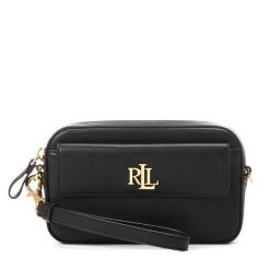 Torebka LAUREN RALPH LAUREN. Czarne listonoszki Lauren Ralph Lauren, bez wzorów, bez dodatków. Za 899.99 zł.