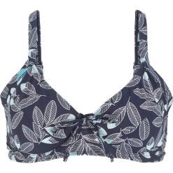 Biustonosz bikini minimizer shape bonprix ciemnoniebiesko-jasnoniebieski wzorzysty. Bikini marki bonprix. Za 79.99 zł.