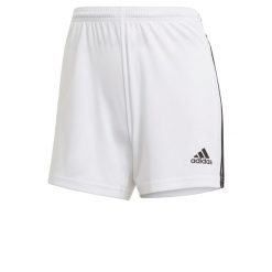 Szorty damskie adidas Squadra 21. Białe szorty sportowe adidas, bez wzorów, z materiału, z standardowym stanem, do piłki nożnej. Za 111.00 zł.