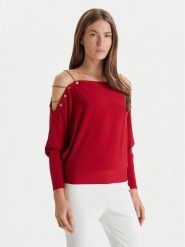 Marciano Guess Bluzka 6RGP05 6257A Czerwony Regular Fit. Czerwone bluzki Marciano Guess, m, z aplikacjami, z syntetyku, bez kołnierzyka, bez ramiączek. Za 599.99 zł.