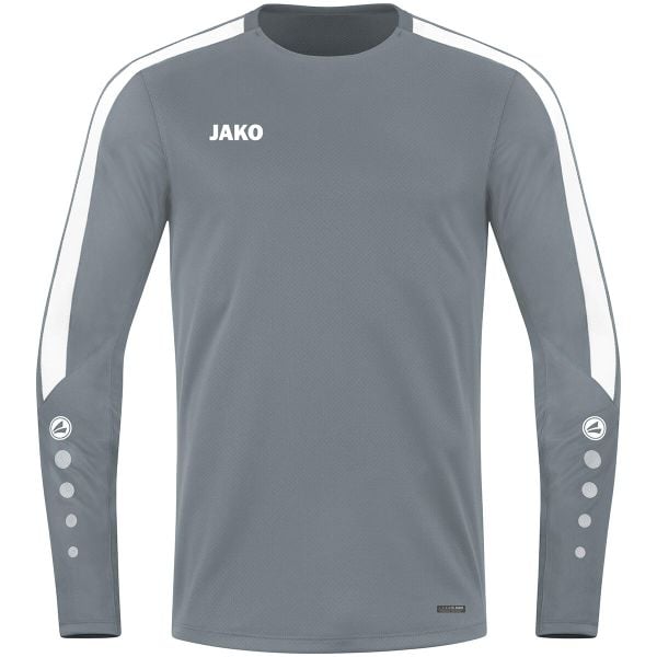 Kurtka z dresu Jako Power. Szare kurtki JAKO, s, bez wzorów, z dresówki, eleganckie, bez kaptura. Za 162.20 zł.