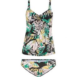 Tankini (2 części) bonprix zielono-czarny. Bikini marki bonprix. Za 89.99 zł.