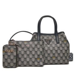 Torebka Guess. Czarne torebki klasyczne Guess, z aplikacjami, klasyczne, bez dodatków. Za 419.99 zł.