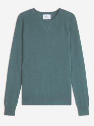 Just Cashmere Kaszmirowy sweter w kolorze zielonym rozmiar: M. Zielone swetry Just Cashmere, m, bez wzorów, z kaszmiru, bez ramiączek. Za 500.99 zł.