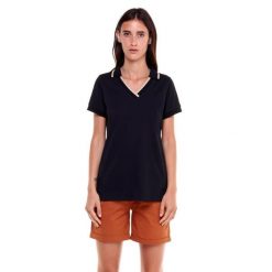 Koszulka polo na co dzień na siłownię. Czarne t-shirty sportowe LEONE 1947 APPAREL, bez wzorów, z bawełny, bez ramiączek, na fitness i siłownię. Za 124.20 zł.