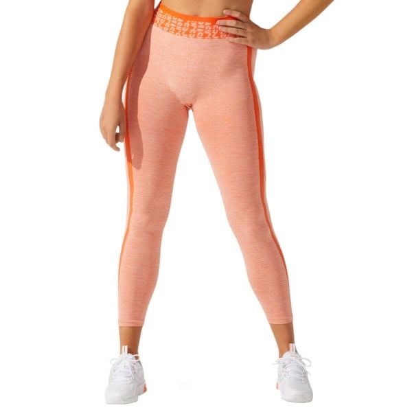 Legginsy Bezszwowe Z Logo Dla Pań I Panów. Brązowe legginsy ASICS, bez wzorów, z materiału. Za 172.99 zł.