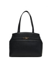 Valentino Torebka Fae Re VBS9AD01 Czarny. Czarne torebki klasyczne Valentino, bez wzorów, ze skóry, bez dodatków. Za 399.99 zł.