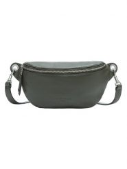 Liebeskind Berlin Skórzana saszetka "Tavia" w kolorze khaki - 32 x 14 x 7 cm rozmiar: onesize. Brązowe nerki i saszetki Liebeskind Berlin, bez wzorów, z materiału, sportowe, bez dodatków. Za 264.95 zł.