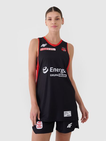 4F Koszulka meczowa replika wyjazdowa z sezonu 2024/25 damska 4F x MMKS Katarzynki Toruń - multikolor XXL. T-shirty sportowe 4f, l, z aplikacjami, z dzianiny, bez ramiączek, na fitness i siłownię. Za 199.99 zł.