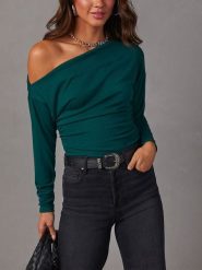 LA Angels Bluzka w kolorze morskim rozmiar: L. Niebieskie bluzki LA Angels, l, bez wzorów, bez kołnierzyka, bez ramiączek. Za 100.99 zł.