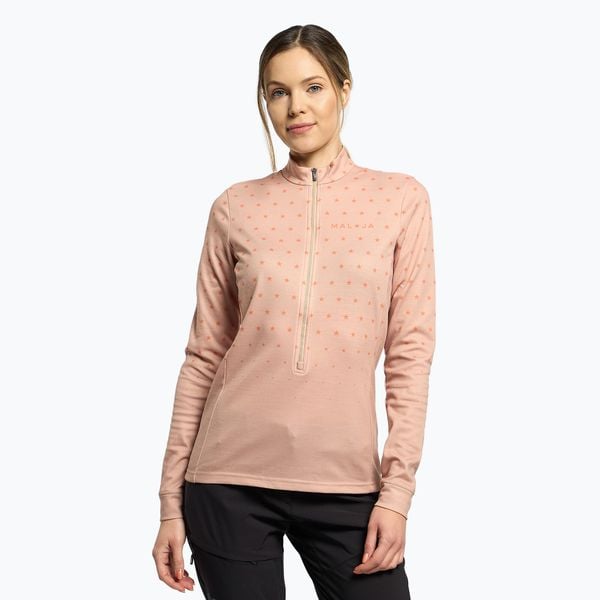 Bluza damska Maloja CopperbeechM W'S. Brązowe bluzy Maloja, na zimę, s, bez wzorów, bez kaptura, narciarskie. Za 279.99 zł.
