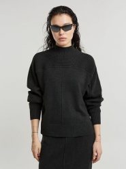 G-Star Sweter w kolorze antracytowym rozmiar: M. Czarne swetry G-Star, m, bez wzorów, z kaszmiru, retro, bez ramiączek. Za 293.95 zł.