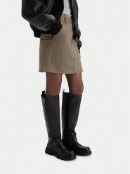 G-Star Raw Kozaki EO-GLCI-GLC8137 Czarny. Czarne kozaki G-Star, bez wzorów, ze skóry, retro, bez obcasa, na płaskiej podeszwie, bez zapięcia. Za 639.99 zł.