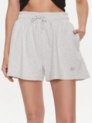 Guess Szorty sportowe Eleanora V4RD04 KC5O0 Szary Relaxed Fit. Szare szorty sportowe Guess, z aplikacjami, z bawełny. Za 369.99 zł.