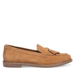 Mokasyny Sergio Bardi. Brązowe mokasyny Sergio Bardi, bez wzorów. Za 269.99 zł.