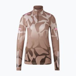 Longsleeve termoaktywny damski BOGNER FIRE+ICE Ilvy 3. Brązowe bielizna termoaktywna damska bez wzorów, bez ramiączek, narciarskie. Za 569.99 zł.