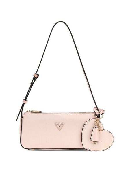 Guess Torebka 180984 Różowy. Czerwone listonoszki Guess, z aplikacjami, ze skóry, bez dodatków. Za 344.99 zł.