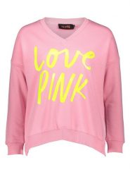 Miss goodlife Bluza "Love Pink" w kolorze jasnoróżowym rozmiar: XS. Różowe bluzy miss goodlife, xs, bez wzorów, z bawełny, bez kaptura. Za 173.99 zł.