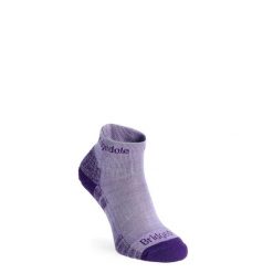 Skarpety turystyczne damskie Bridgedale Hike Lightweight Performance Ankle. Fioletowe skarpetki Scarpa, bez wzorów. Za 87.09 zł.
