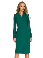 Stylove Sukienka w kolorze zielonym rozmiar: M. Zielone sukienki Stylove, m, bez wzorów, bez kołnierzyka, bez ramiączek, midi. Za 180.91 zł.