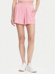 Guess Szorty sportowe V5GD16 KCT02 Różowy Regular Fit. Czerwone szorty sportowe Guess, z aplikacjami, z syntetyku. Za 199.99 zł.