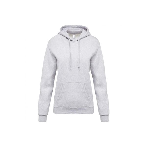 Bluza damska z kapturem Kariban. Białe bluzy z kapturem KARIBAN, xs, bez wzorów, z bawełny, z kapturem. Za 144.00 zł.