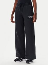 New Balance Spodnie dresowe WP51954 Czarny Wide Leg. Czarne spodnie dresowe New Balance, bez wzorów, z bawełny. Za 159.99 zł.