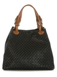 Lucca Baldi Skórzany shopper bag "Fosdinovo" w kolorze czarnym - 45 x 37 x 15 cm rozmiar: onesize. Czarne shopper bag Lucca Baldi, bez wzorów, z materiału, przez ramię, bez dodatków. Za 304.99 zł.