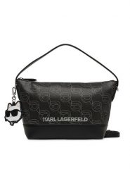 KARL LAGERFELD Torebka A2W30177 Czarny. Czarne torebki klasyczne KARL LAGERFELD, bez wzorów, ze skóry, bez dodatków. Za 559.99 zł.