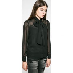 Liu Jo - Koszula. Czarne koszule Liu Jo, bez wzorów, z elastanu, bez kołnierzyka, bez ramiączek. W wyprzedaży za 179.90 zł.