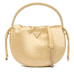 Torebka Guess. Żółte torebki klasyczne Guess, z aplikacjami, bez dodatków. Za 589.99 zł.