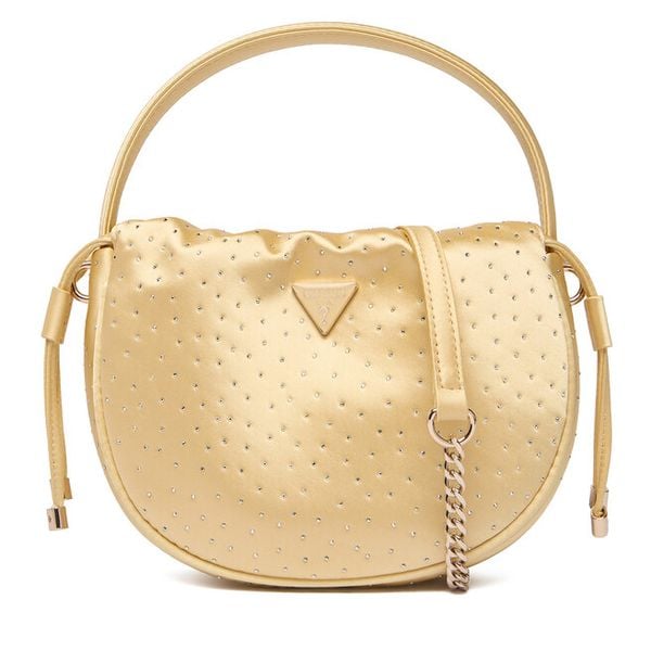 Torebka Guess. Żółte torebki klasyczne Guess, z aplikacjami, bez dodatków. Za 589.99 zł.