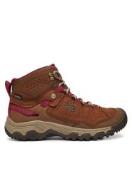 Keen Trekkingi Targhee IV Mid Wp 1030689 Brązowy. Brązowe buty trekkingowe Keen, z nubiku, bez zapięcia. Za 599.99 zł.