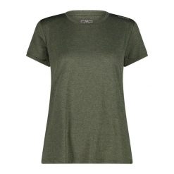T-shirt damski CMP Unlimitech Graphene. Zielone t-shirty sportowe CMP, xl, bez wzorów, bez ramiączek, na fitness i siłownię. Za 163.50 zł.