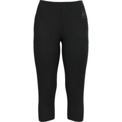 Legginsy termoaktywne damskie Odlo Merino 200 BL Bottom 3/4. Czarne legginsy ODLO, bez wzorów, z materiału. Za 359.50 zł.