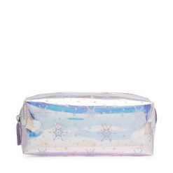 Kosmetyczka Frozen. Fioletowe torebki klasyczne Frozen, bez wzorów, bez dodatków. Za 49.99 zł.