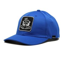 Czapka Trucker – Z Recyklingu – 6 Paneli – Jeden Rozmiar (Niebieska). Niebieskie czapki z daszkiem SURF MONKEY, na lato, z aplikacjami, z gumy, sportowe. Za 179.95 zł.