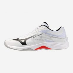 Buty do piłki ręcznej Mizuno Thunderblade Z. Buty treningowe Mizuno, bez wzorów, z materiału, bez zapięcia, do piłki ręcznej. Za 359.99 zł.