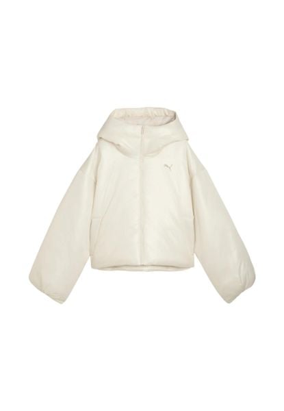 Kurtka puchowa Puma 685237 87 ivory. Białe kurtki Puma, l, bez wzorów, z materiału, eleganckie, bez kaptura. Za 474.75 zł.